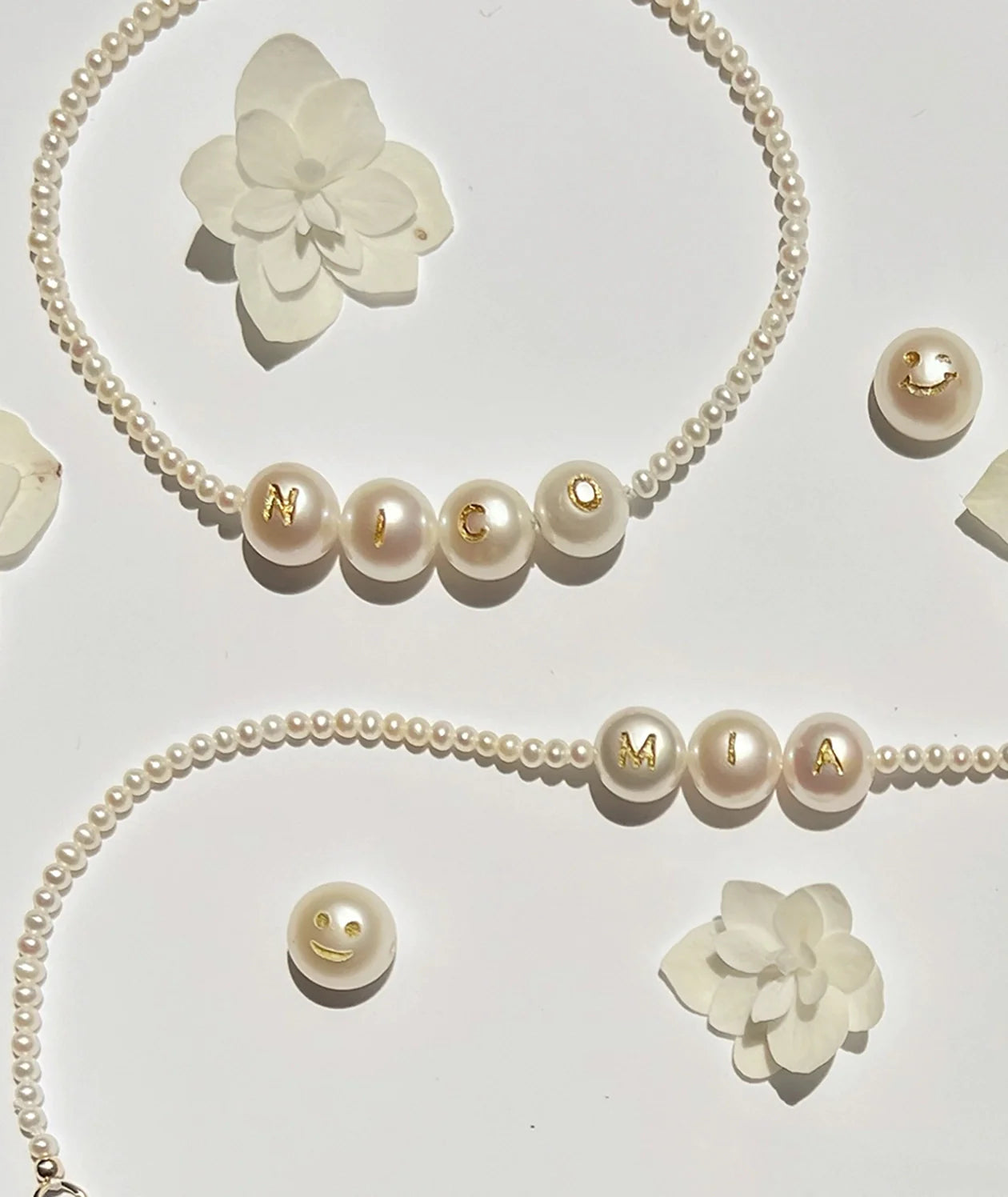Name Bracelet All Pearls