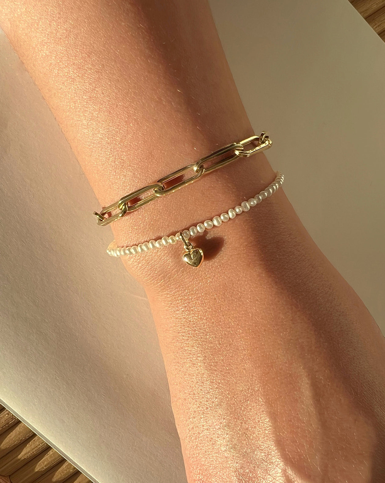 Golden Heart Bracelet
