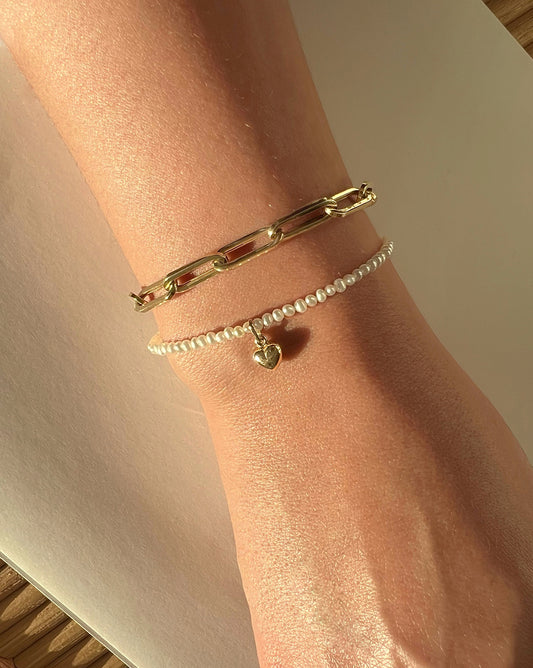 Armband Golden Heart