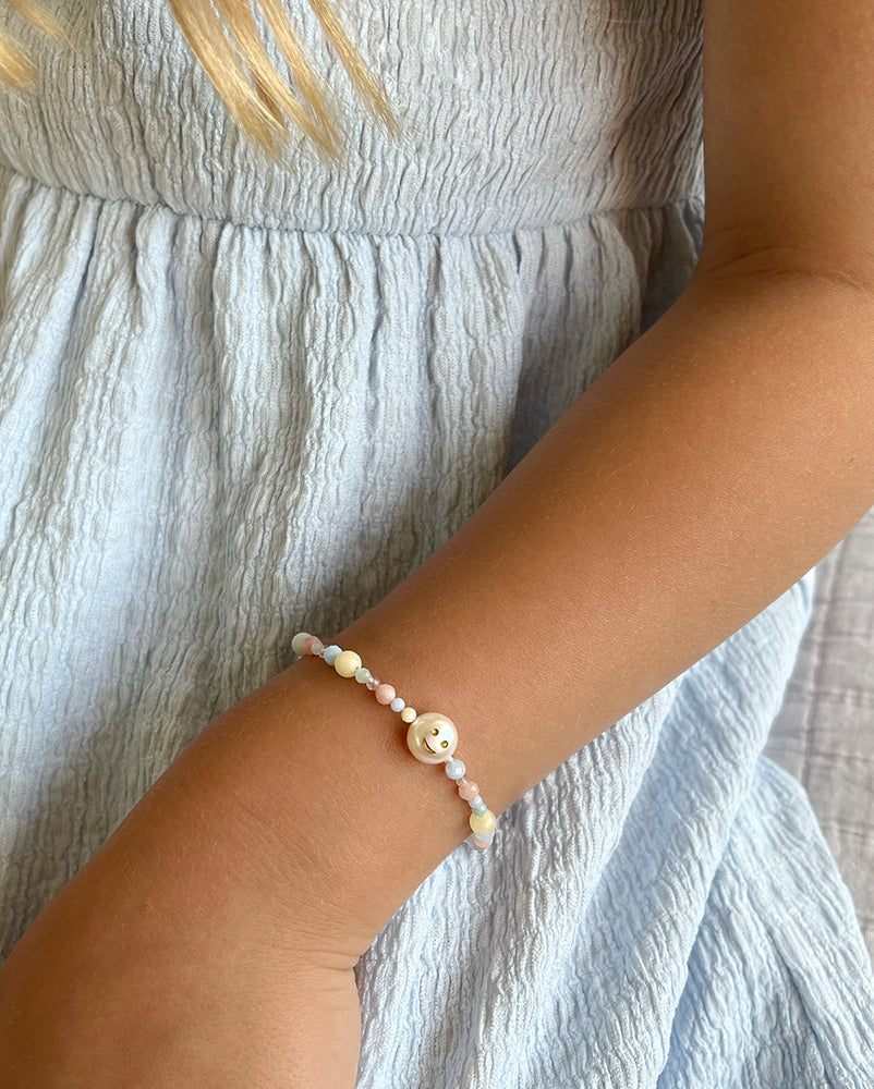 Initial Candy Bracelet for Girls (Mixed Colors)