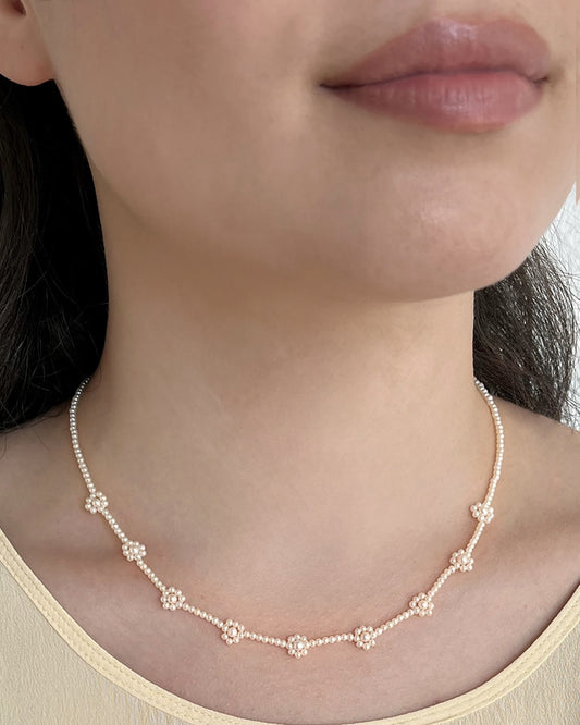 Perlenkette Gänseblümchen