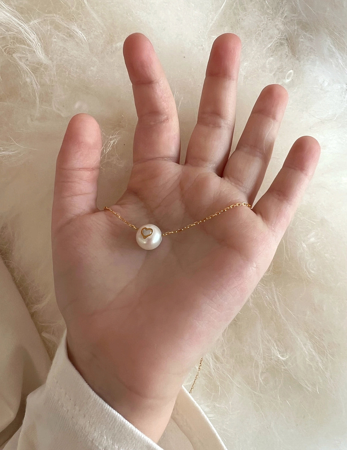 Initial Necklace Tiny Shine for Girls