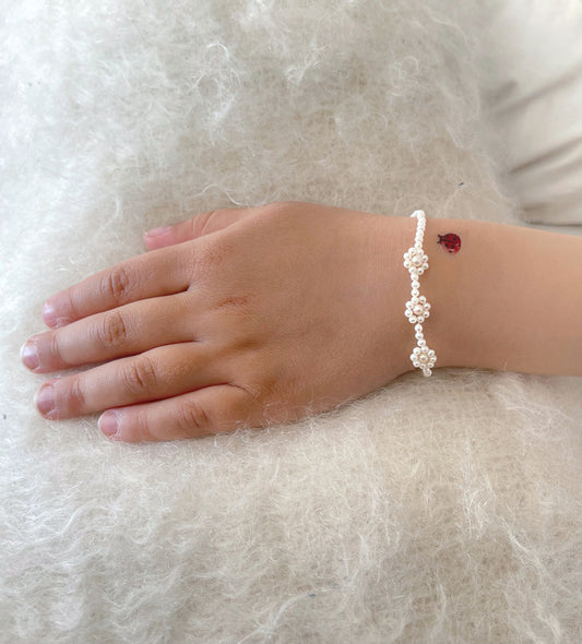 Kinderarmband Gänseblümchen