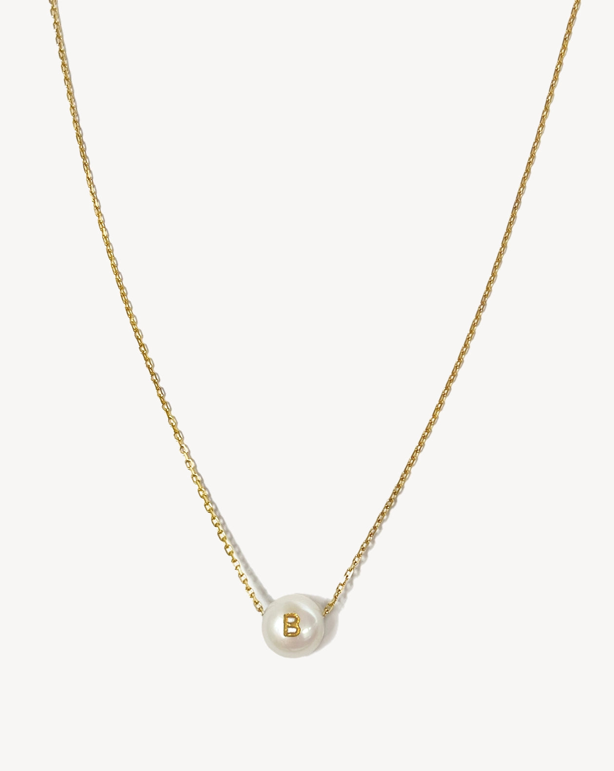 Initial Necklace Tiny Shine