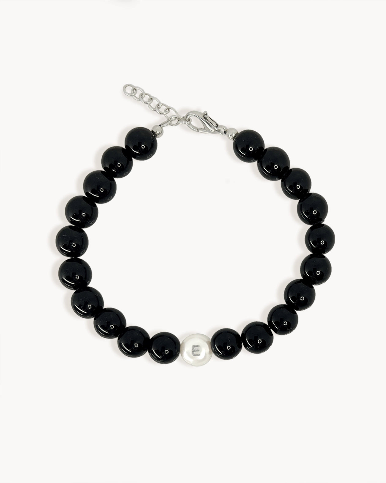 Initialarmband Onyx