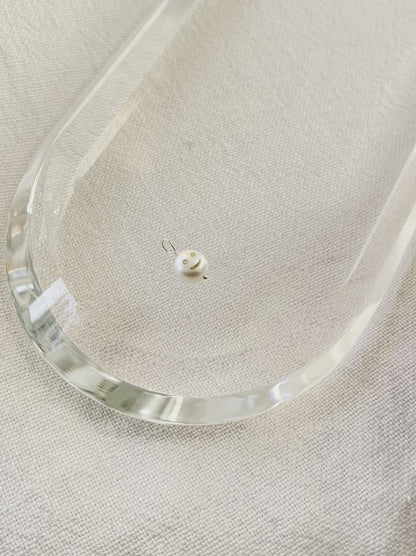 Pearl Charm with double-sided engraving
