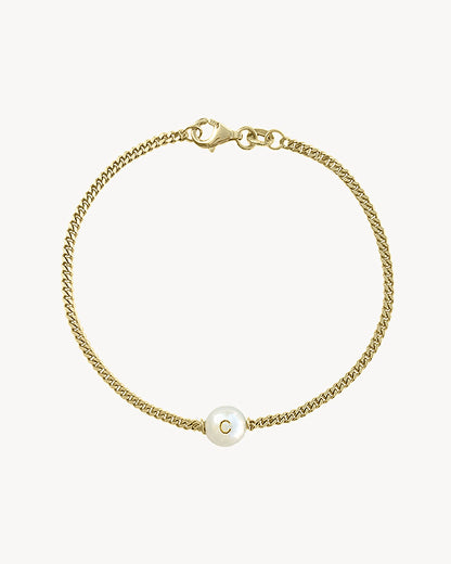 Initialarmband Golden Glow