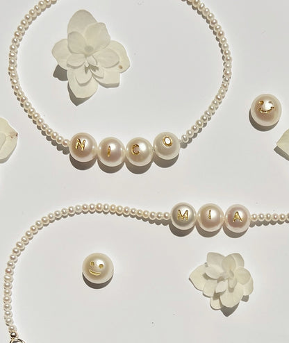Name Bracelet All Pearls